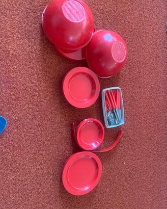 Set piatti campeggio
