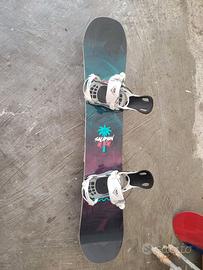 Salomon Oh Yeah 147 Snowboard + Attacchi Roxy Dash