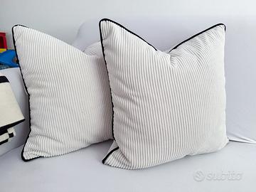 Copricuscini  velluto + cuscino