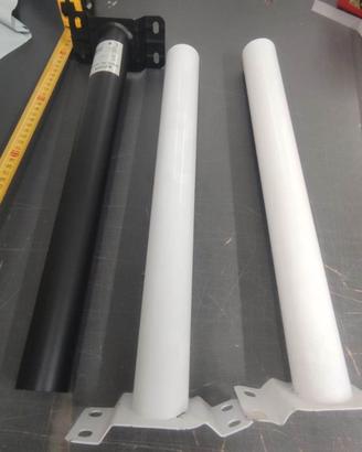 3 bracci per lampione LED da parete – 1 nero + 2 b