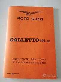 LIBRETTO ISTRUZIONI - MOTO GUZZI GALLETTO 192cc