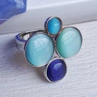 Anello Swatch in acciao inossidabile con cabochon