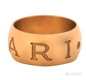 Anello Bulgari Monologo in Oro Giallo