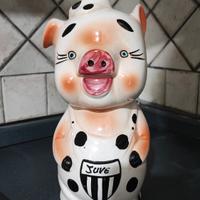 salvadanaio Juve in ceramica