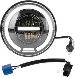 faro led 7 pollici moto