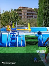 Piscina fuori terra mt 5 x 3 x 1,40h
