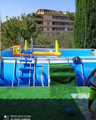 Piscina fuori terra mt 5 x 3 x 1,40h