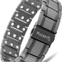 MagnetRX® Bracciale Magnetico Uomo in Titanio, 3 V