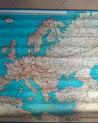 arredamento modernariato "Cartina geografica "