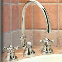 Set rubinetti GS Armonia nero-ottone