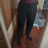 Pantalone nero leggero donna