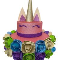 Torta scenografica Unicorno Arcobaleno