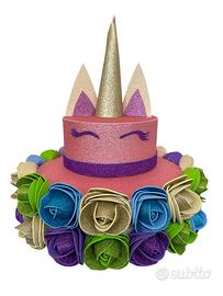 Torta scenografica Unicorno Arcobaleno