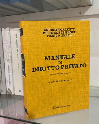 Torrente Manuale del diritto Privato XXVII ed