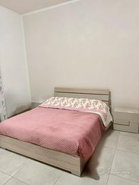 Camera da letto moderna legno/tortora