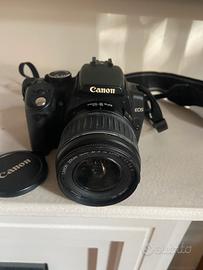 Canon EOS 350 con motore più teleobiettivo  55/200