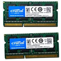 Crucial CT8G3S186DM, 2x 8GB DDR3L, 1866 SODIMM RAM