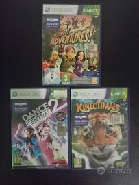 3 Giochi per Xbox 360 Kinect