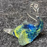 Soprammobile in vetro di murano Cigno