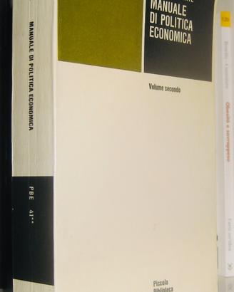 Manuale di Politica Economica - vol. II