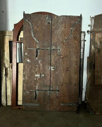 RARO Portone antico a formelle d'epoca –