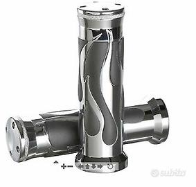 Manopole cromate custom honda yamaha bobber triump