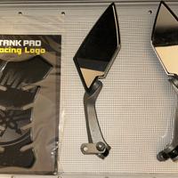 Copriserbatoio yamaha+specchietti e manopole