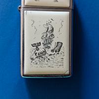 accendino "Zippo" veliero Originale 