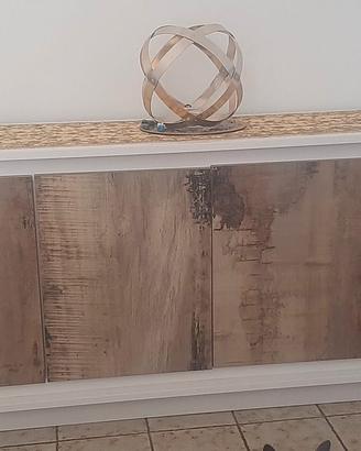 Sideboard Credenza Bassa Bianca 206 cm