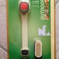 2 bracciali luminosi da corsa passeggio