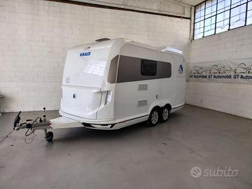 KNAUS DESEO RIMORCHIO ROULOTTE E PORTAMOTO