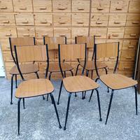 6 sedie Salvarani Vintage anni 60