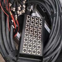 Ciabatta audio xlr con frusta 30mt