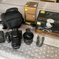 Nikon D5200 18-55 con obiettivo grandangolare