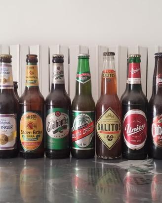 18 bottiglie di birra da collezione 1995-2015