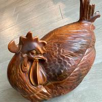 gallina MANCIOLI - porcellana da fuoco - RUSTICANA
