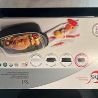 Set 3 teglie forno (2 cocotte 1 teglia)