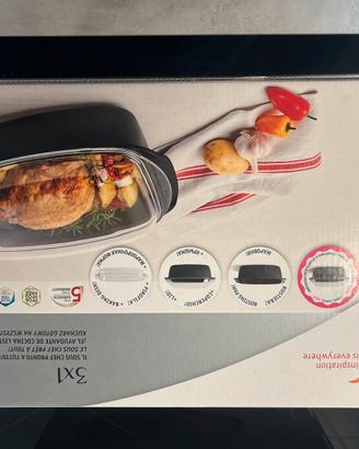 Set 3 teglie forno (2 cocotte 1 teglia)