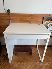 scrivania micke ikea bianca 73x50 cm