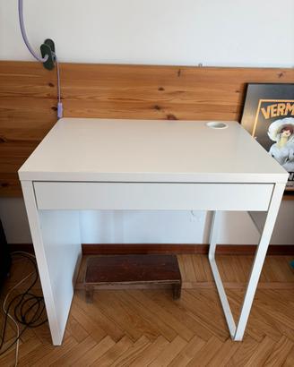 scrivania micke ikea bianca 73x50 cm