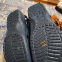 ciabatte con elastico unisex blu 