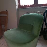 POLTRONCINA VERDE GIREVOLE