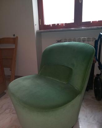 POLTRONCINA VERDE GIREVOLE