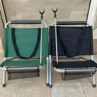 Sedie pieghevoli da pesca campeggio o escursioni