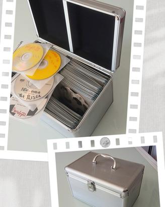 Valigetta Professionale Alluminio Porta CD / DVD 