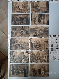 12 cartoline storiche