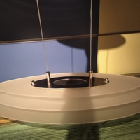 Lampadario a sospensione in vetro come Nuovo
