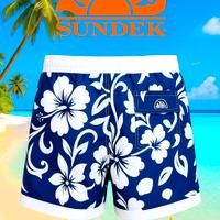 Sundek Pantaloncini mare  blu stampa Flo