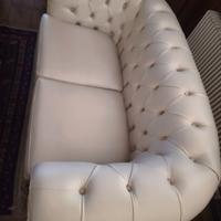 Divani pelle trapuntato