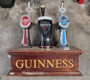 Spillatore a 3 colonne birra Guinness e Harp